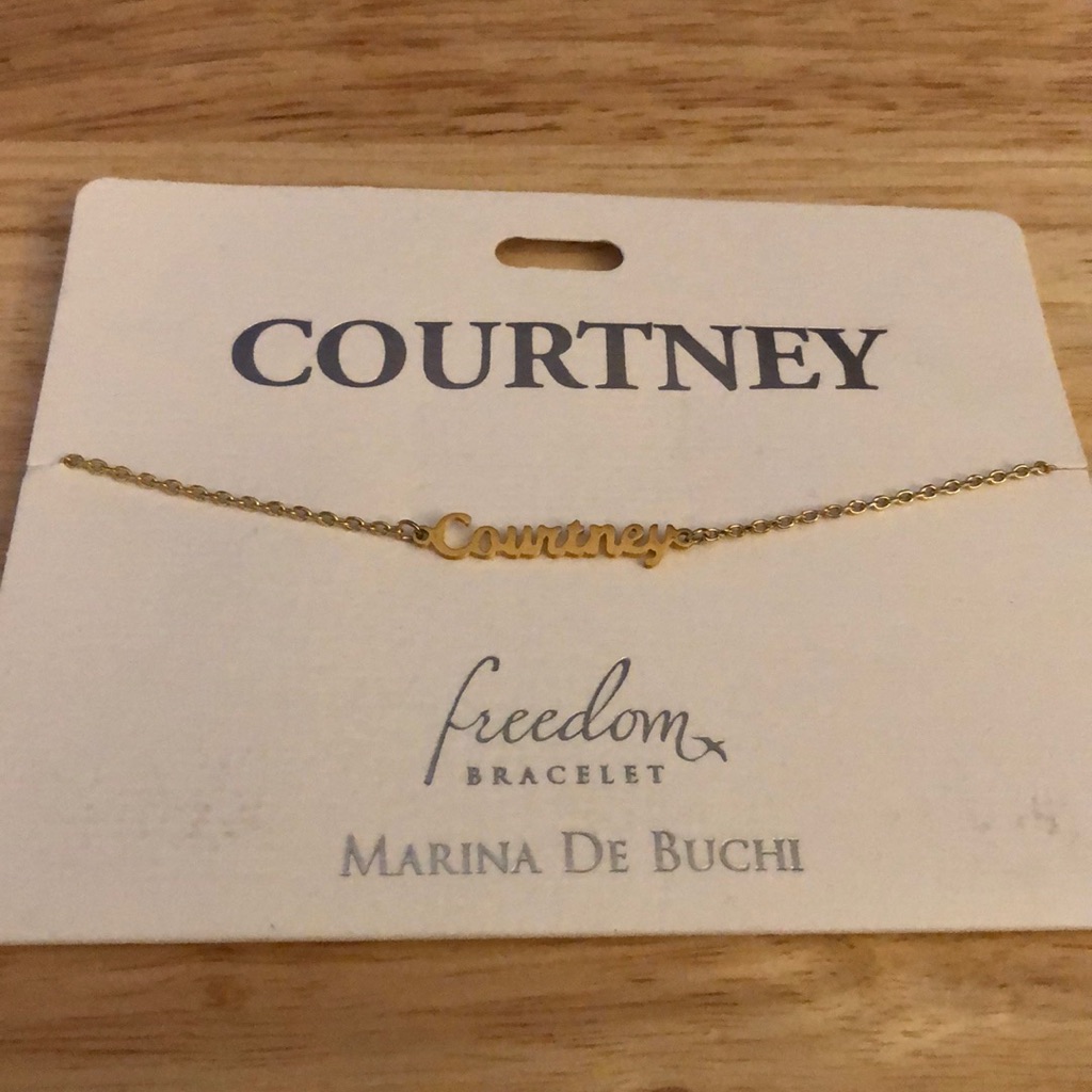 Courtney Name Bracelet